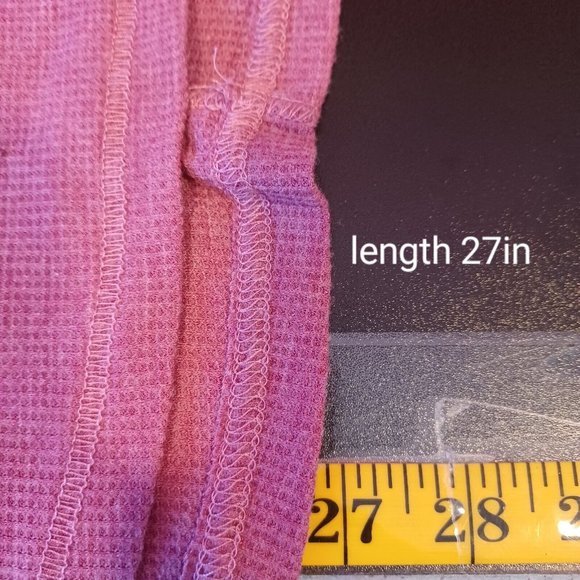 COTTON ON Sz S Oversized Waffle Knit Sweater Mauve Pink Cozy Casual Lounge Fall - Picture 9 of 12
